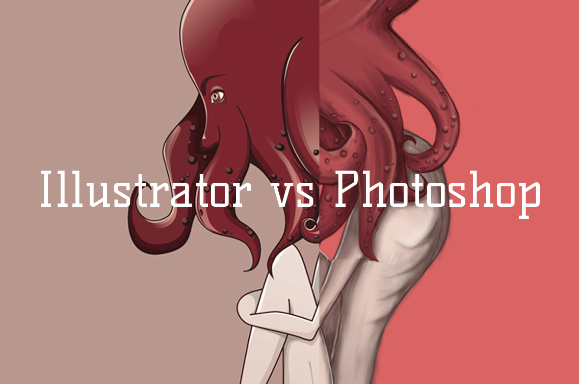 Photoshop vs Illustrator- ein Vergleich - analoges und digitales