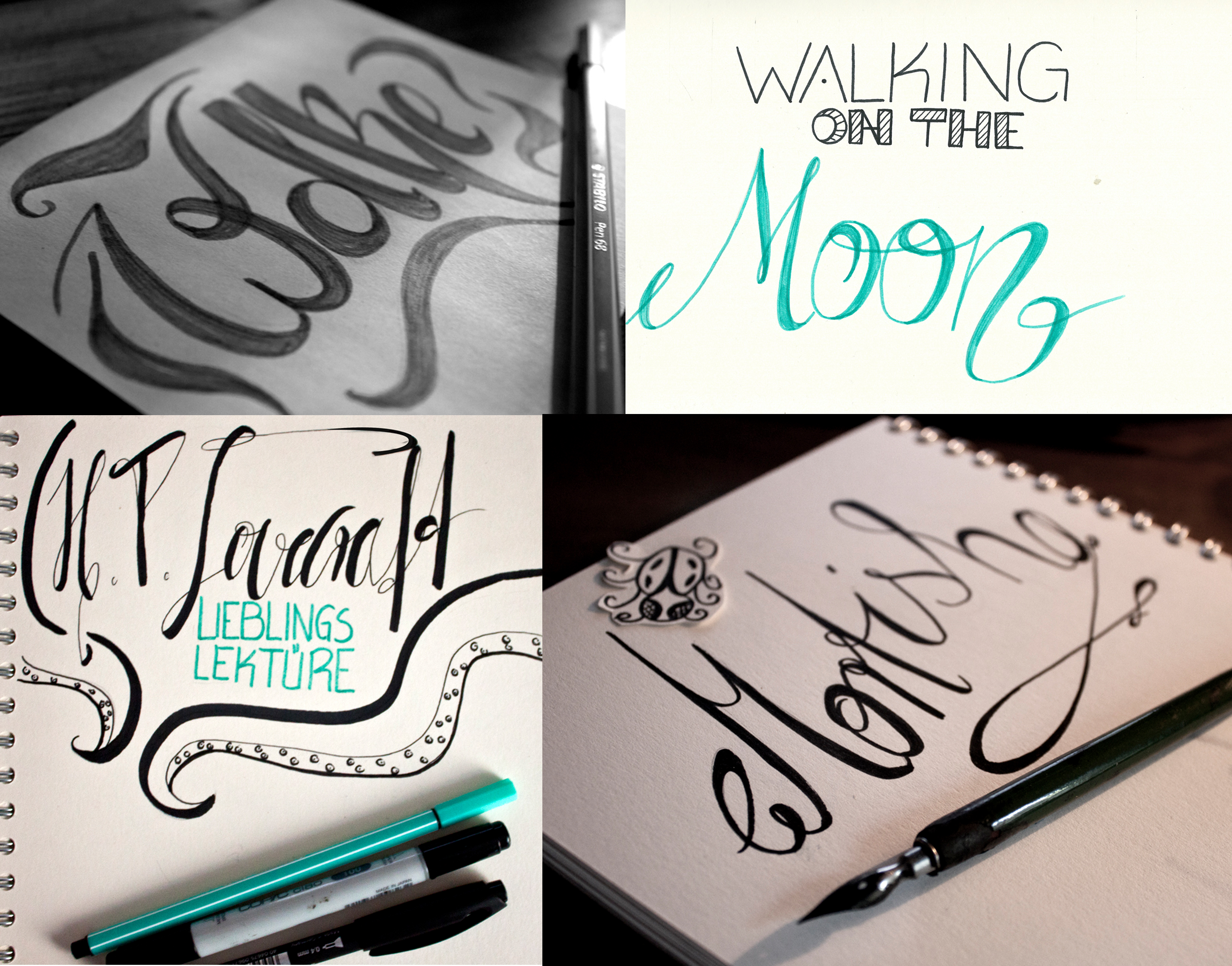 Lettering August